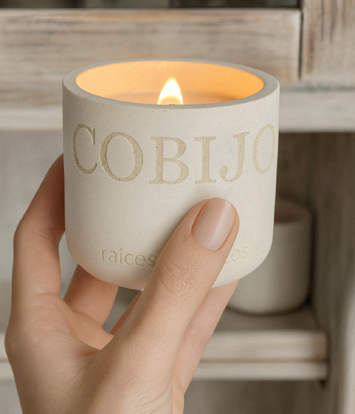 Vela artesanal Cobijo - Imagen 4